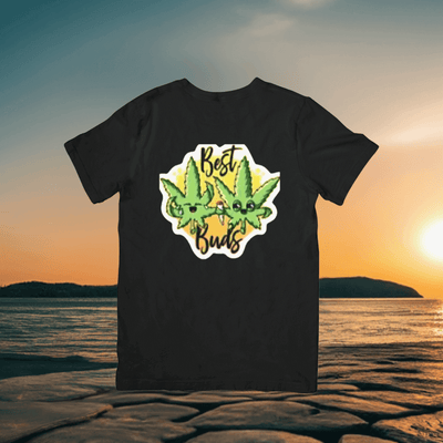 Best Buds 420 Graphic T-Shirt – Custom Weed Design for Stoners - Ink Wave Creations