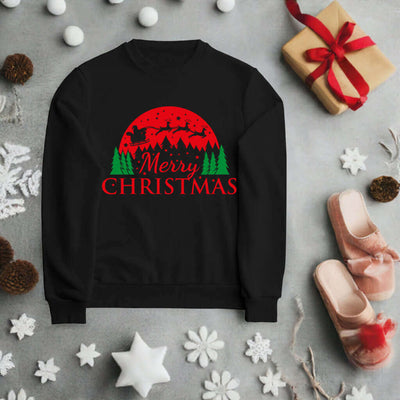 Merry Christmas Sweatshirt - Ink Wave Creations