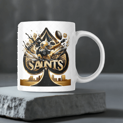 New Orlean Saints Ceramic Mug - Ink Wave Creations