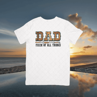 Dad Fixer Of All Things Graphic T- shirt - Ink Wave Creations