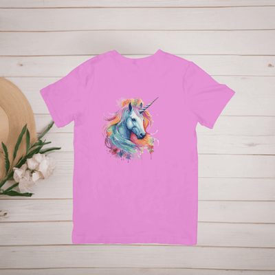 Beautiful Unicorn Graphic T-Shirt | Magical & Colorful Design - Ink Wave Creations