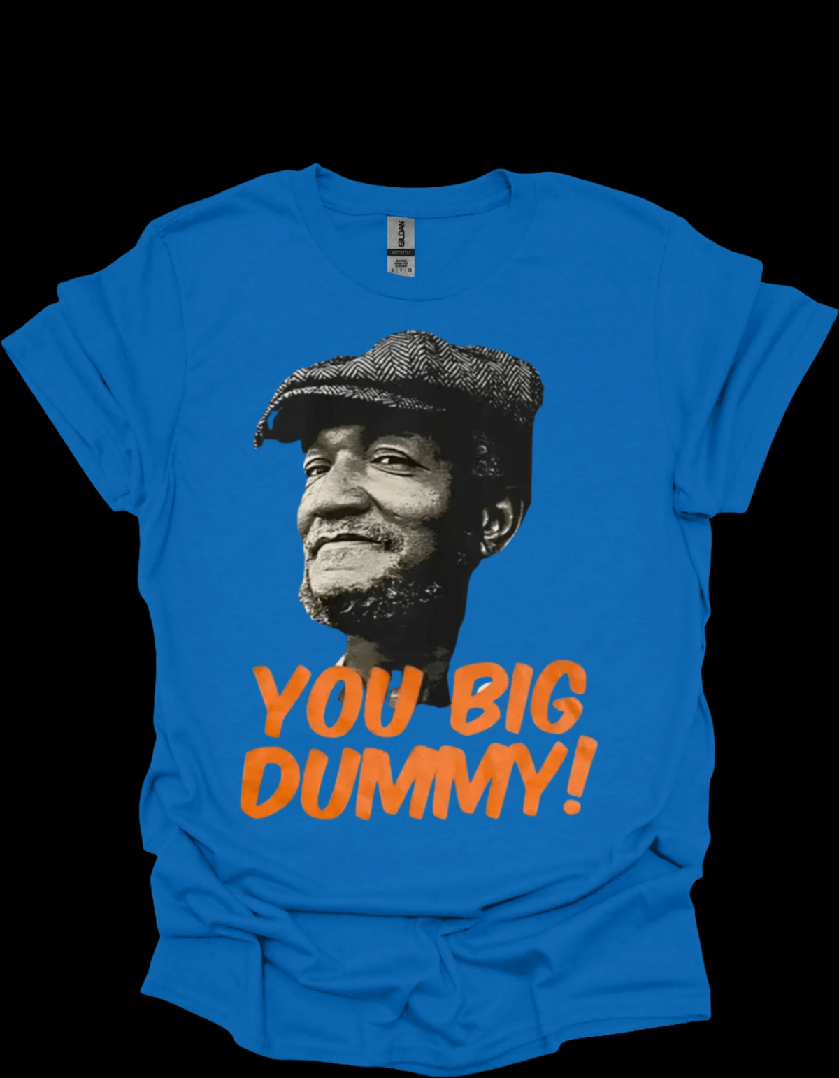 Royal Blue hilarious throwback You Big Dummy Retro Comedy Graphic Tee vintage sitcom inspired
