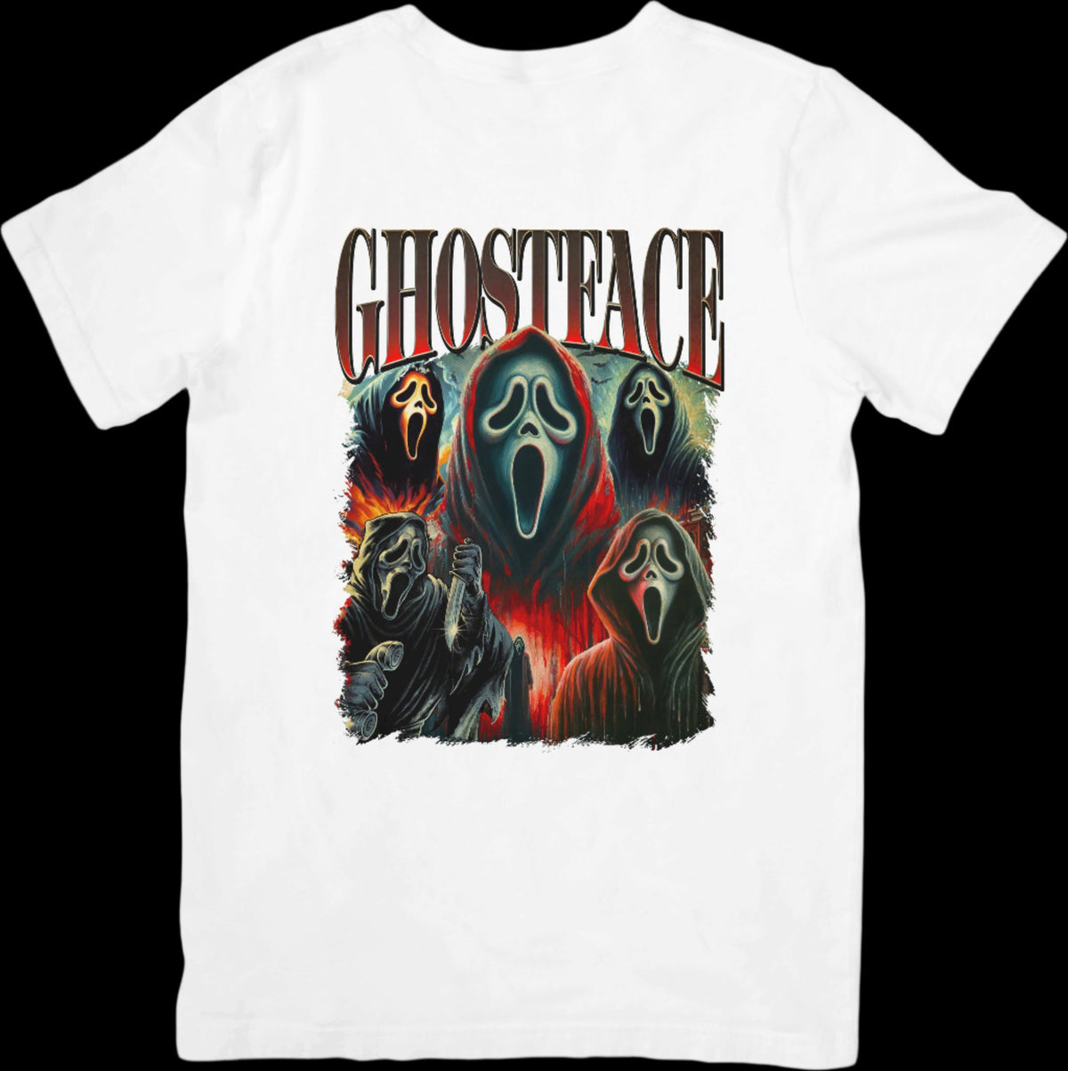 Ghostface Halloween Shirt - Ink Wave Creations