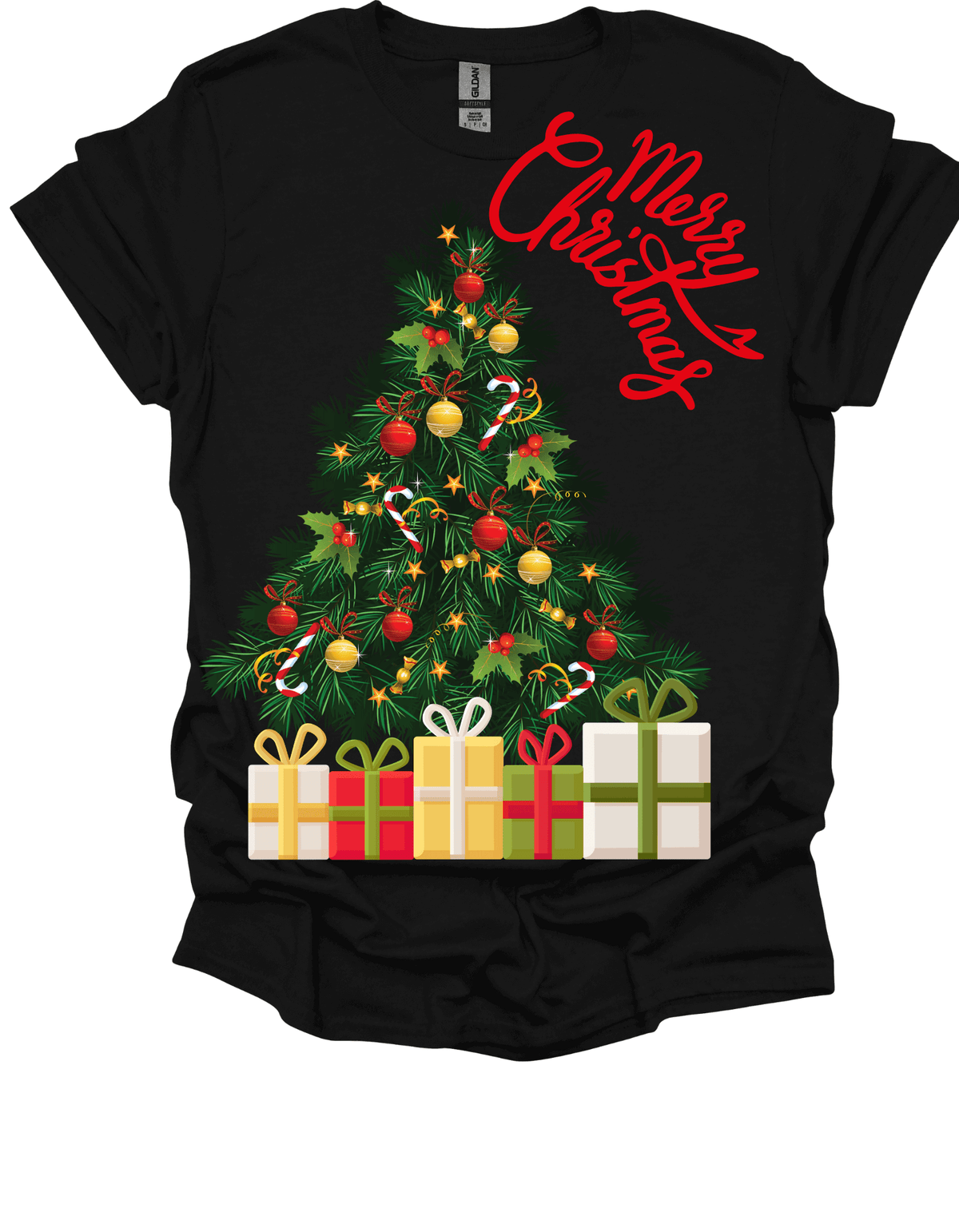 Festive Christmas T-Shirt | Custom Holiday Tee for Men, Women & Kids - Ink Wave Creations