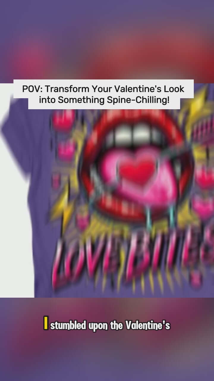 Video Love Bites Valentine's T-Shirt