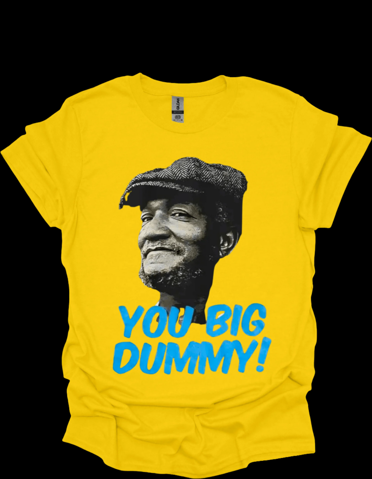 Yellow retro tv comedy You Big Dummy Retro Comedy Graphic Tee unisex