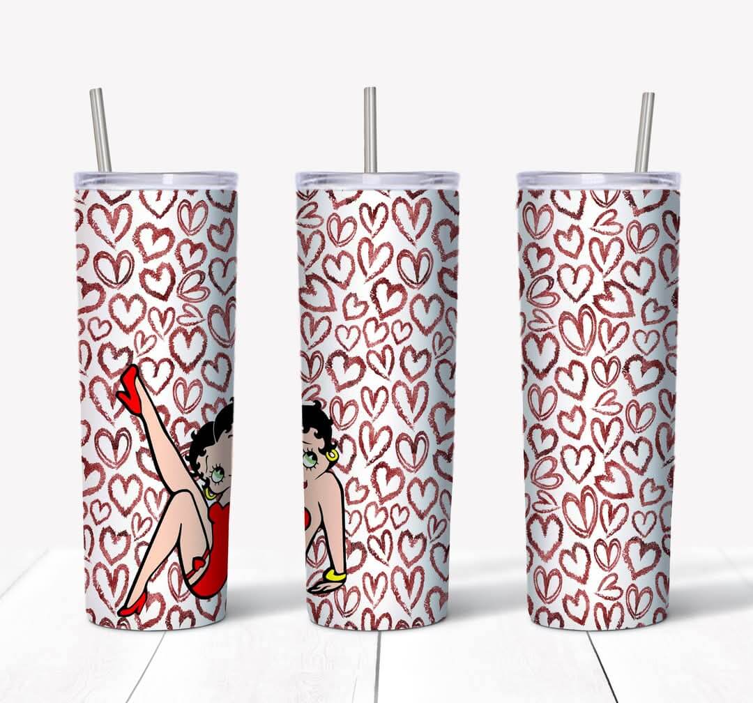 Sassy Betty Boop Custom Tumbler