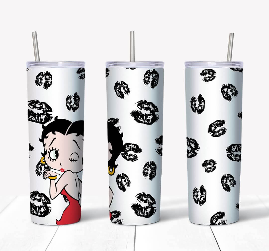 Sassy Betty Boop Custom Tumbler