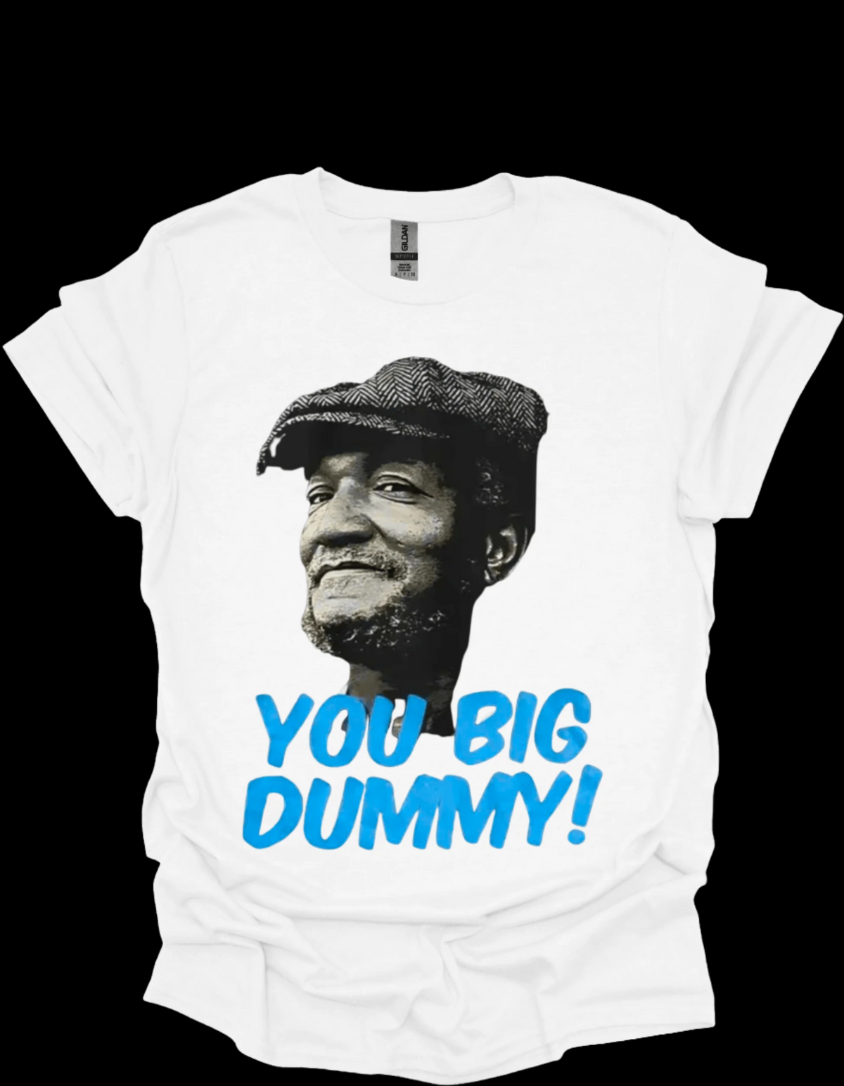 White You Big Dummy Retro Comedy Graphic Tee ink wave creations