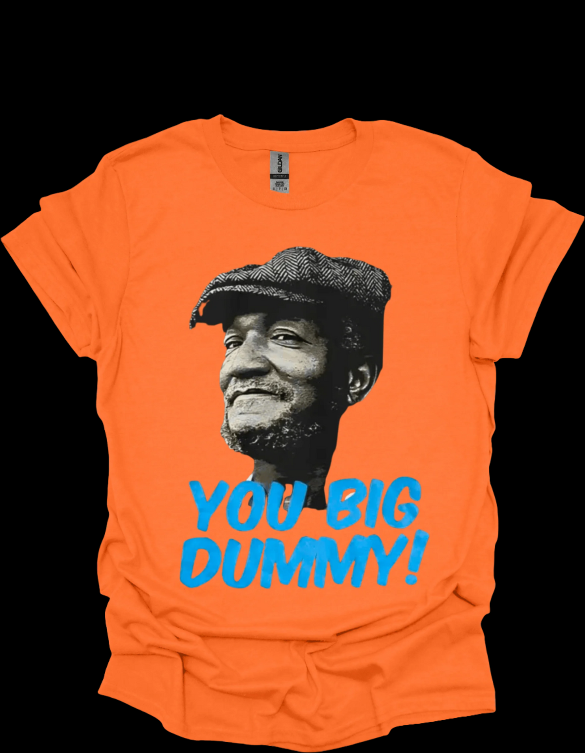 Orange You Big Dummy Retro Comedy Graphic Tee funny quote design