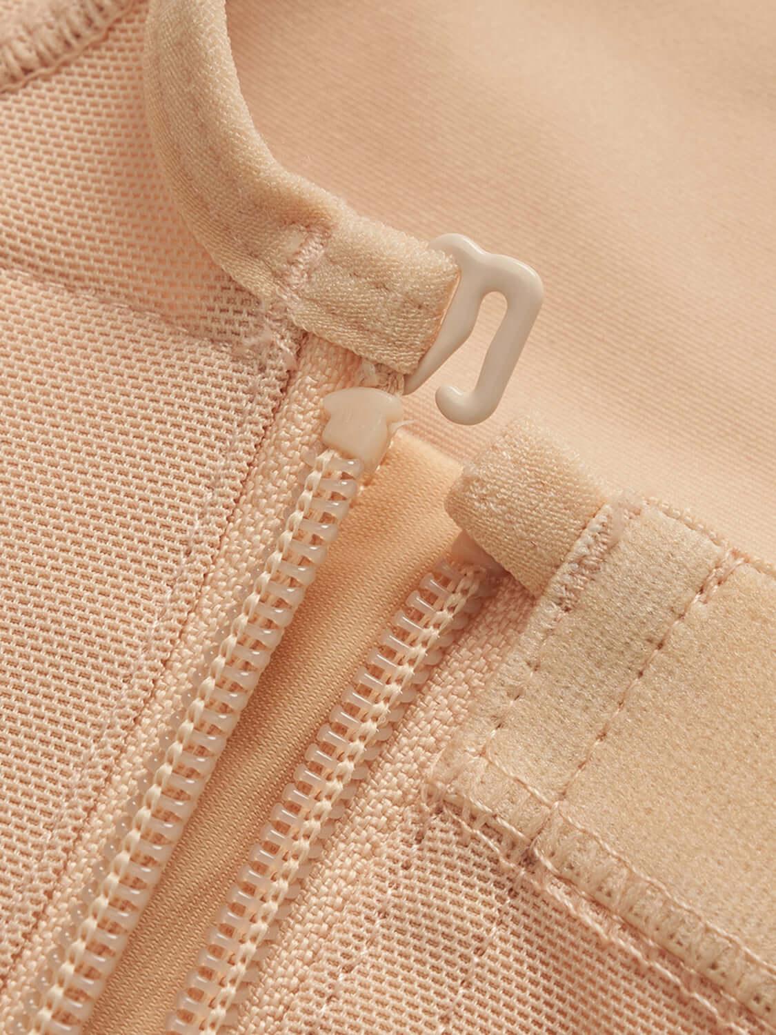 Full Size Side Zip Up Wide Strap Shapewear - Ink Wave Creations